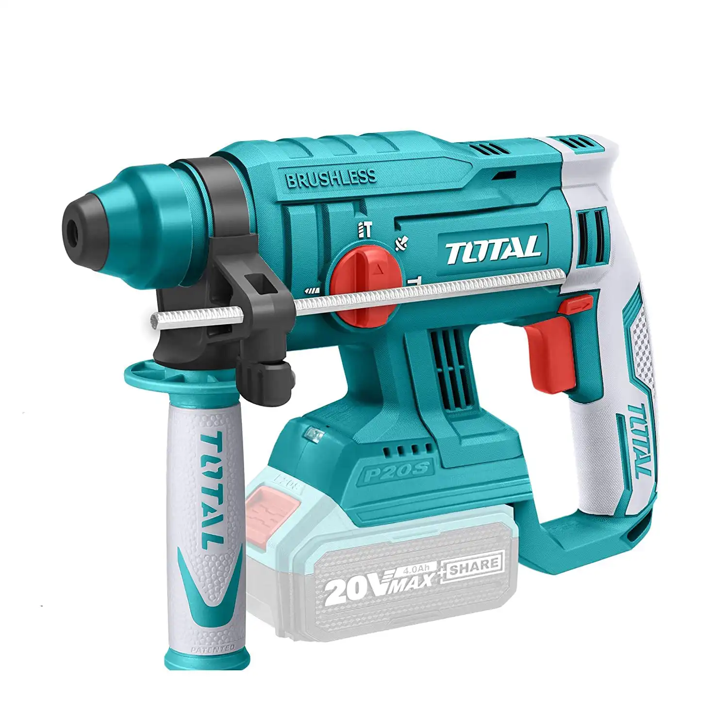 Rotary Hammer Total, 20-volt, punching and cracking, TRHLI2201