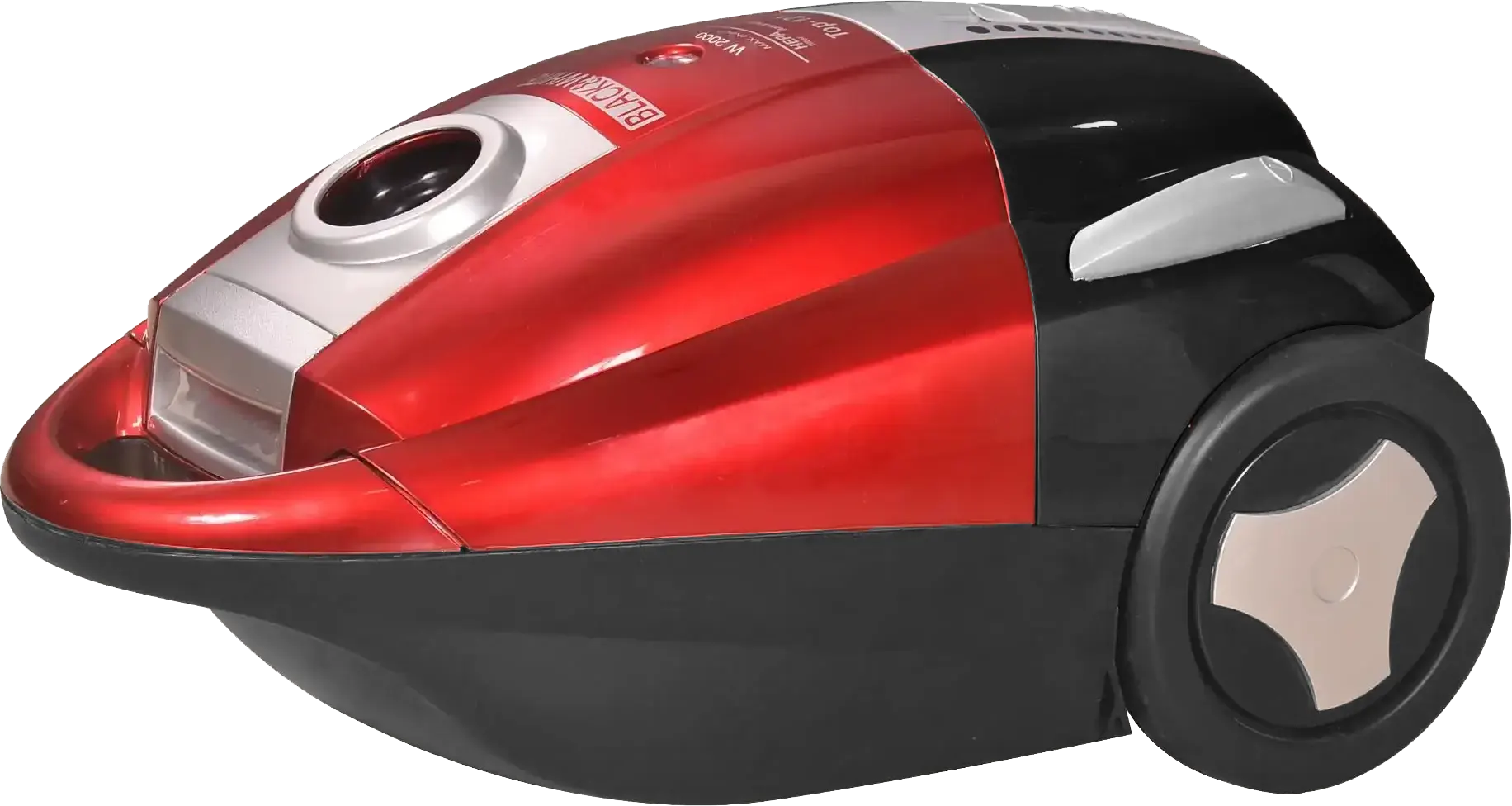 مكنسة كهربائية بلاك أند وايت، 2100 وات، كيس أتربة 3 لتر، أحمر، TOP-141