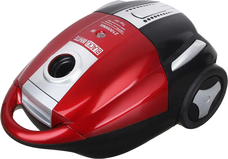 مكنسة كهربائية بلاك أند وايت، 2100 وات، كيس أتربة 3 لتر، أحمر، TOP-141