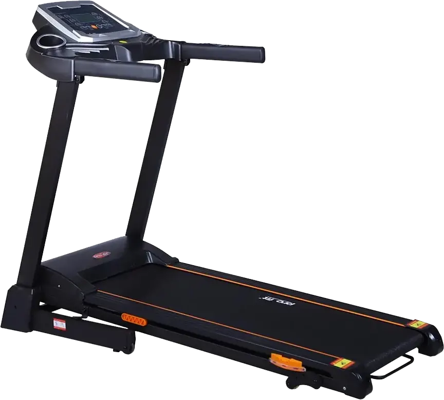 تريدميل بروفيت SG.5019، شاشة LCD، موتور DC، قوة 2 حصان، وزن مستخدم 120 كجم، أسود