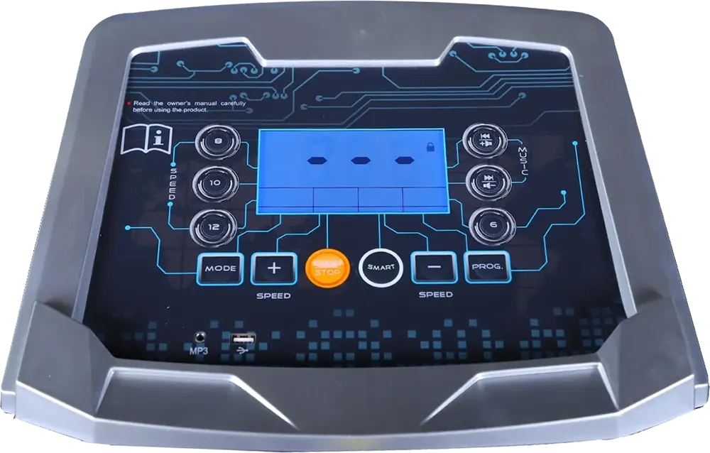 تريدميل بروفيت SG.5019، شاشة LCD، موتور DC، قوة 2 حصان، وزن مستخدم 120 كجم، أسود