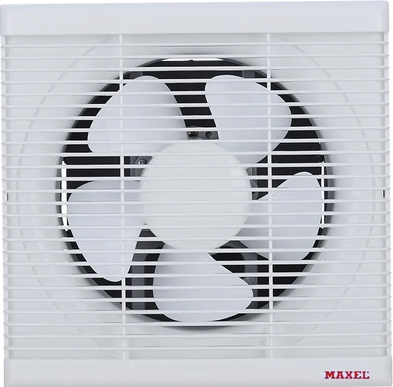 شفاط حائط مطبخ ماكسيل، اطار 30*30 سم، قطر المروحة الداخلي 25 سم، اتجاهين،شبكة أمامية، أبيض، VF-25WSL