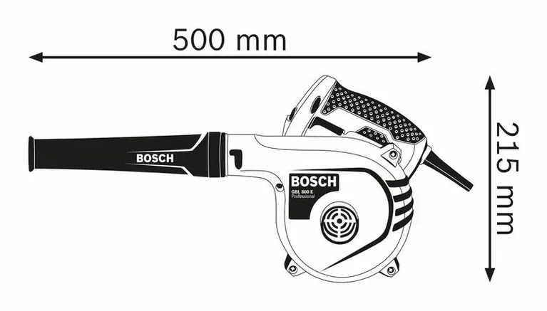 Air Blower 820W, Bosch, Blue, GBL 800 E PROFESSIONAL
