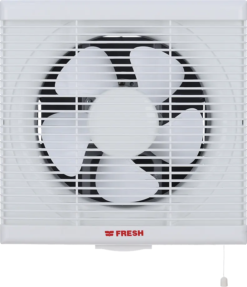 شفاط حائط مطبخ فريش ، اطار 35*35 سم، قطر المروحة الداخلي 30 سم ، اتجاهين ، شبكة أمامية ، أبيض