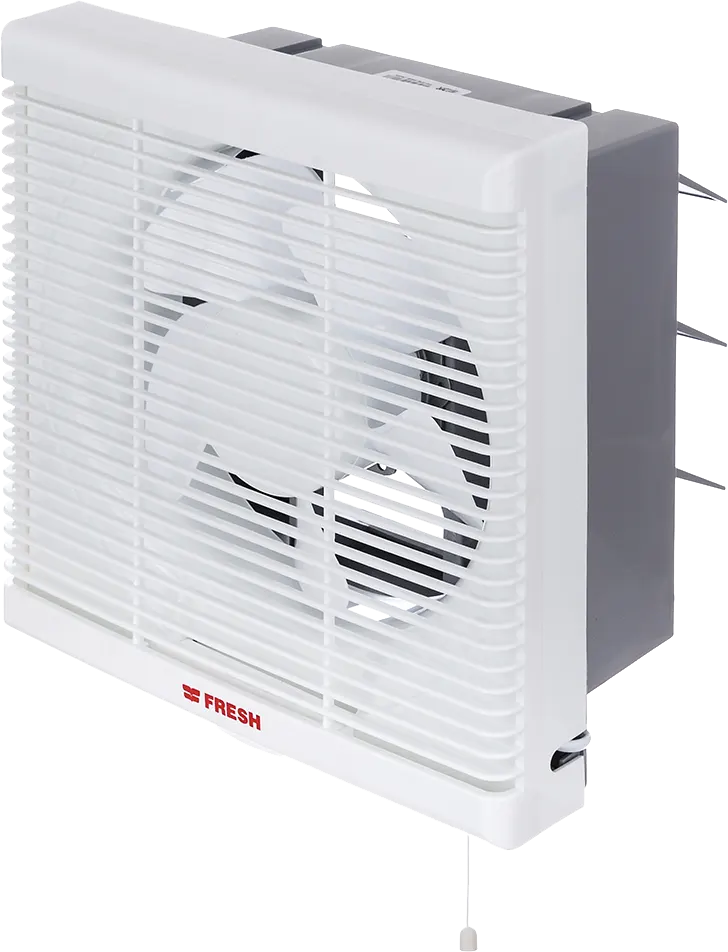 شفاط حائط مطبخ فريش ، اطار 35*35 سم، قطر المروحة الداخلي 30 سم ، اتجاهين ، شبكة أمامية ، أبيض