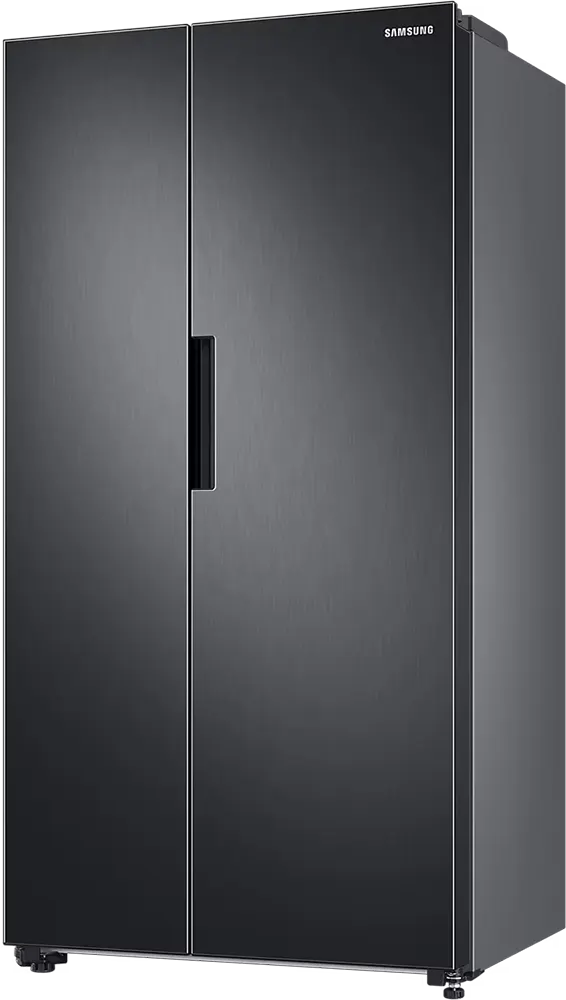 ثلاجة سامسونج ، نوفروست سايد باي سايد، 634 لتر، أنفرتر، 2 باب، أسود ، RS66A8100B1-MR