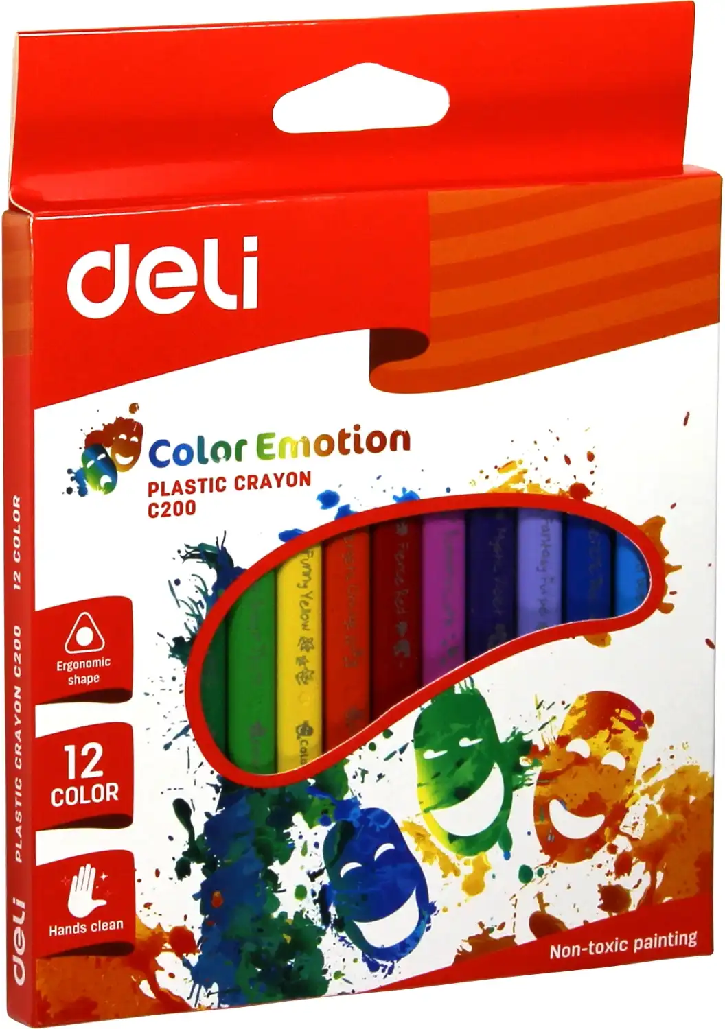 مجموعة ألوان شمع كبيرة من ديلي، 12 لون، ألوان متعددة C20000