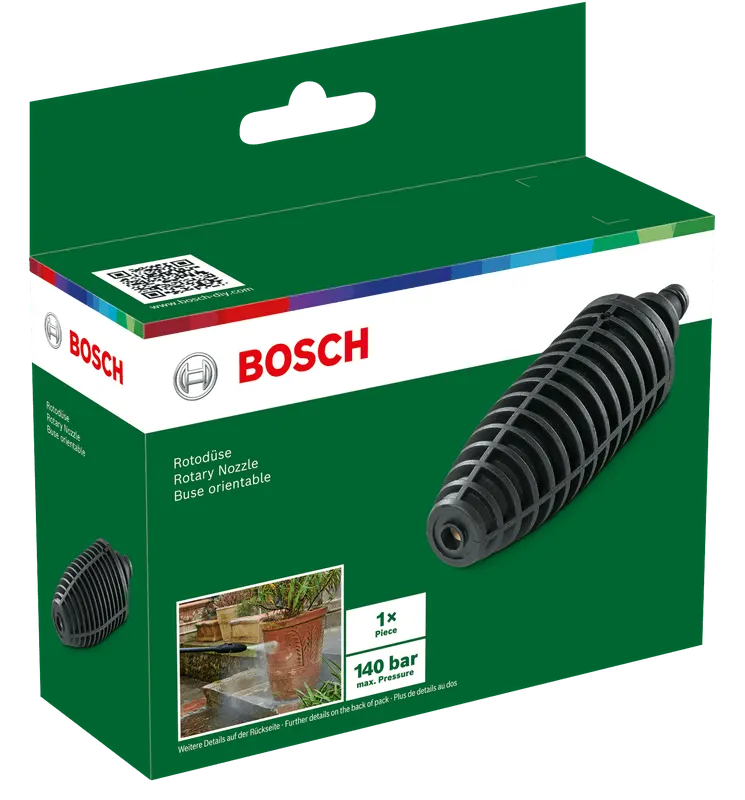 Bosch 800 580 Rotary Cleaning Gun Nozzle, 140 Bar