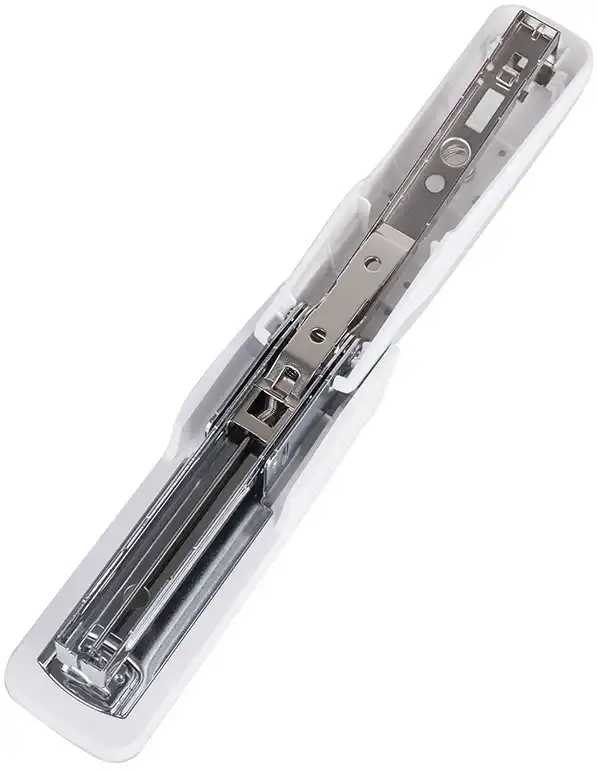 دباسة ورق مكتبية من ديلي، سعة 25 ورقة، سريعة الاستخدام، أبيض  E0464