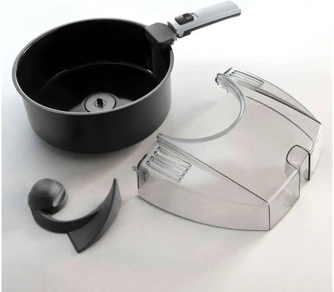 قلاية هوائية ديلونجي مالتي فراي، 1400 وات، 1.7 لتر، شاشة ديجتال، أسود x أبيض،FH1363-1، (ضمان راية)