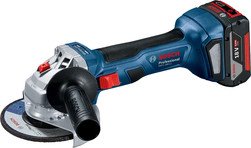 Bosch cordless Angle Grinder, 18 Volt, 5 Inch, Battery, GWS 180-LI PROFESSIONAL