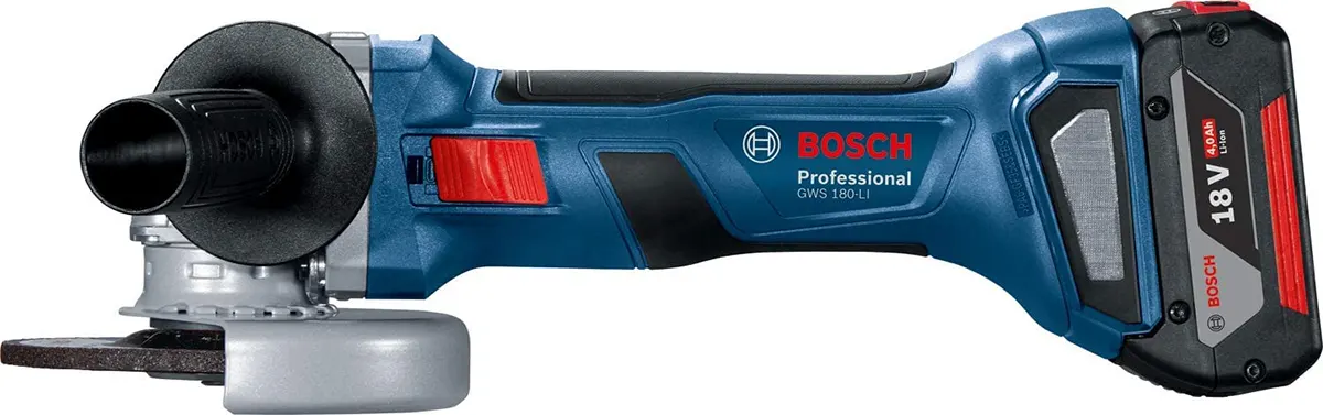 Bosch cordless Angle Grinder, 18 Volt, 5 Inch, Battery, GWS 180-LI PROFESSIONAL