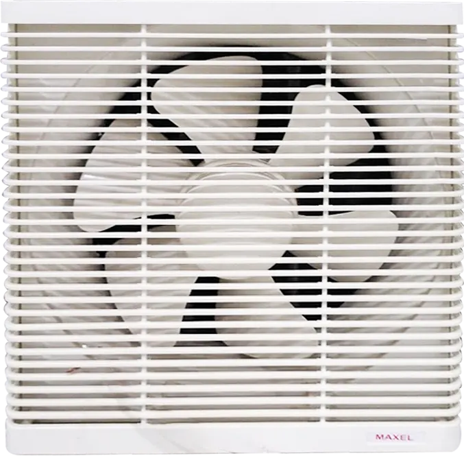 شفاط حائط مطبخ ماكسيل ، اطار 35*35 سم، قطر المروحة الداخلي 30 سم ، شبكة أمامية، أبيض ، APB30-6A