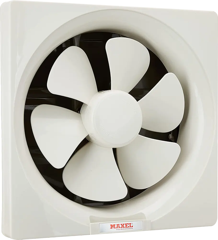 شفاط حائط مطبخ ماكسيل، اطار 25*25 سم، قطر المروحة الداخلي 20 سم، أبيض، APB20-4