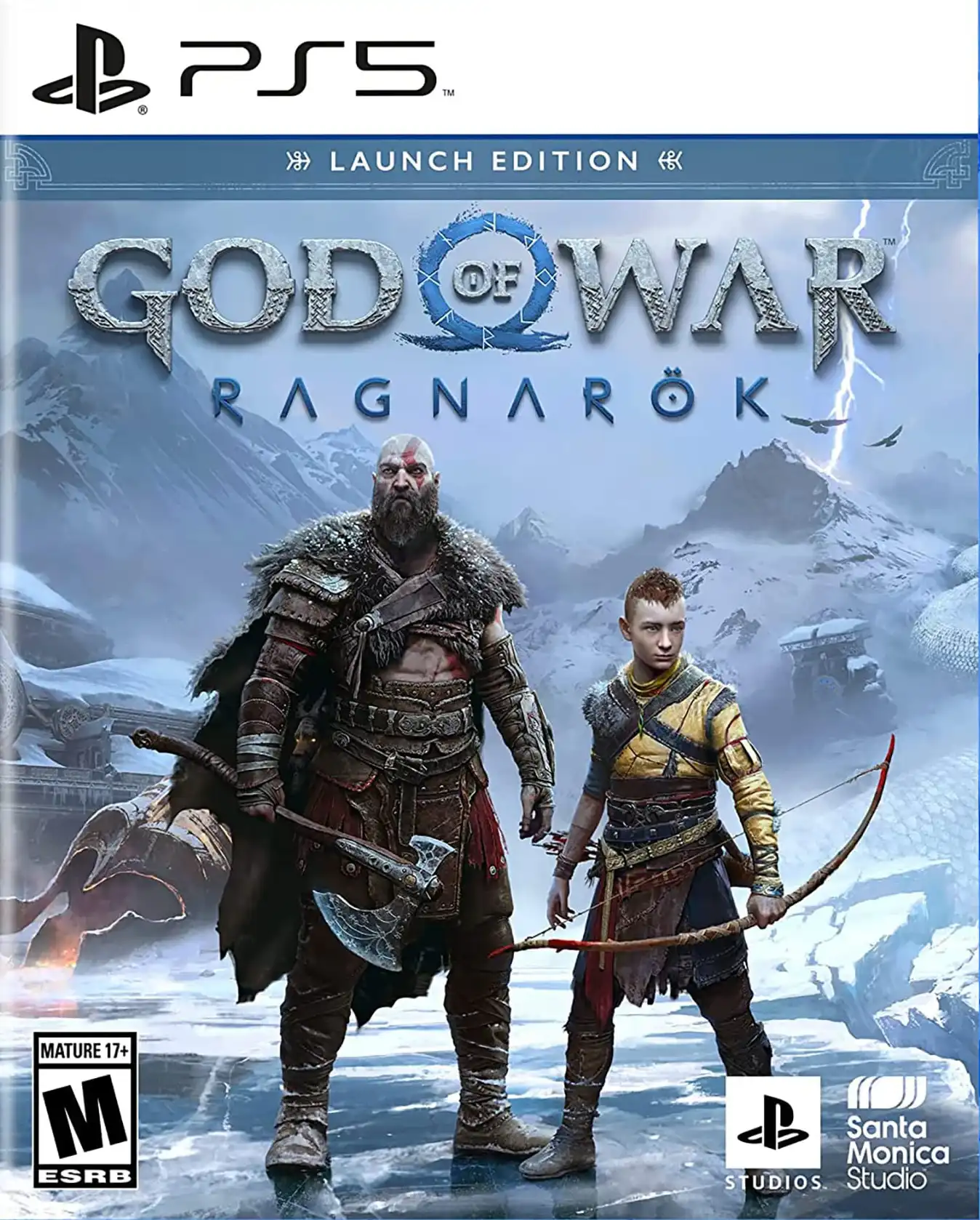 لعبة God of war Ragnarok ps5 بلايستيشن 5