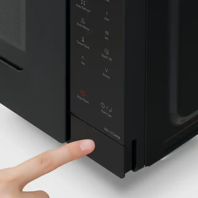 ميكروويف باناسونيك، 25 لتر، ديجيتال، 900 وات، أسود، NN-ST34NB