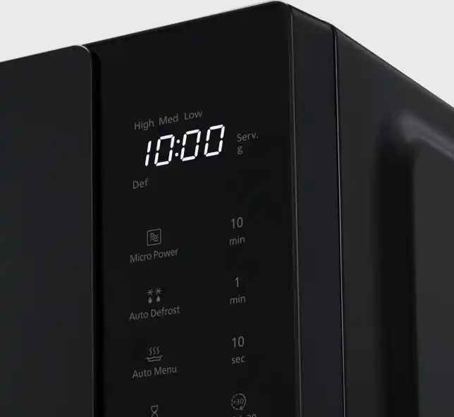 ميكروويف باناسونيك، 25 لتر، ديجيتال، 900 وات، أسود، NN-ST34NB