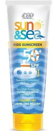 ايفا صن بلوك للاطفال صن اند سى +50، 200 مل