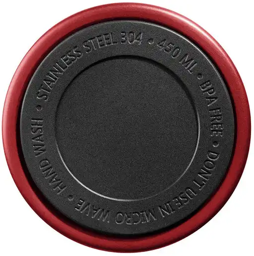 ماج حراري تانك، استانلس، فليب كاب، 450 مللي، أحمر