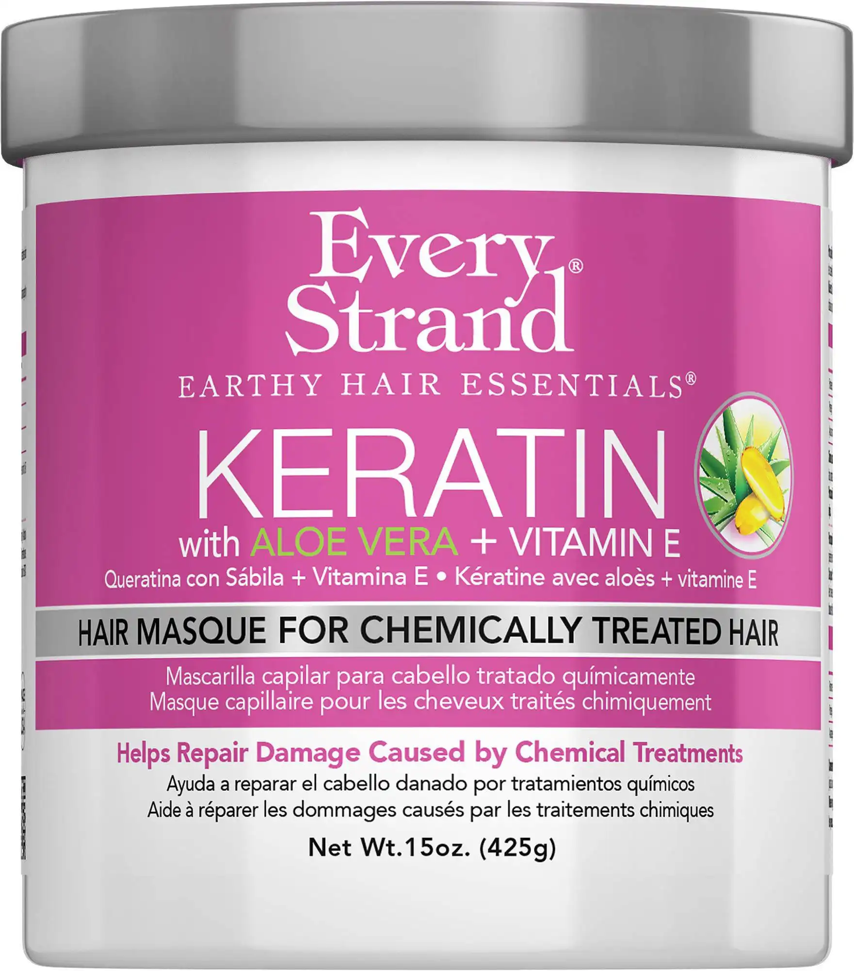 ماسك للشعر ايفري ستراند كيراتين بالصبار وفيتامين إي