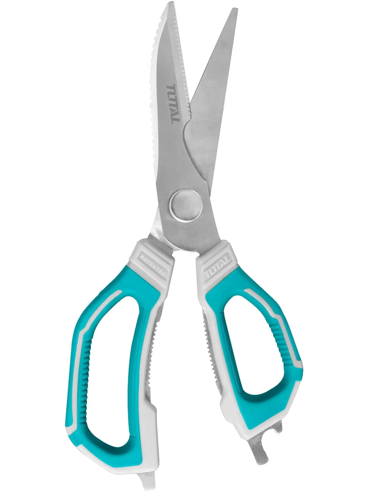 Total Stainless Steel Scissors, 9 Inch, Plastic Handle, THSCRS822251