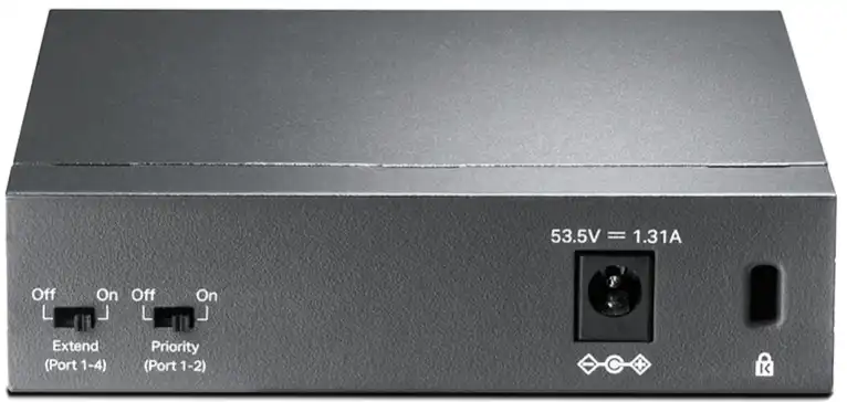 تي بي لينك ديسكتوب- POE سويتش، 5 منافذ ، 10-100 ميجا، أسود، TL-SF1005P