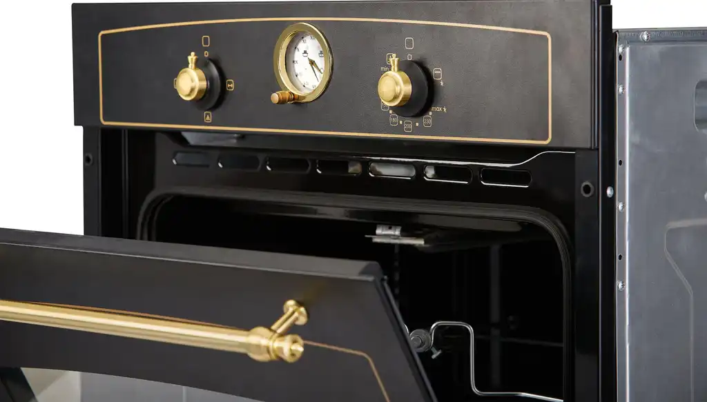 فرن بلت هانز كلاسيك 60 سم، 67 لتر، غاز،  مروحة، أسود ،OGO204-11