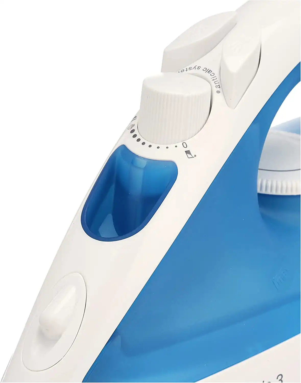 Braun TexStyle 3 Steam Iron , 2000 W , 280 ml , Ceramic Soleplate , Blue x White , (B-Tech Warranty), TS340C