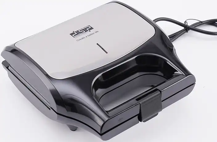 صانع السندوتشات والوافل دي اس بي، 6 شرائح، 800 وات، فضي ،KC1238