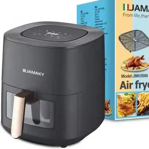 قلاية هوائية جماكي، 1800 وات،7 لتر، شاشة ديجيتال، أسود، JMK5006