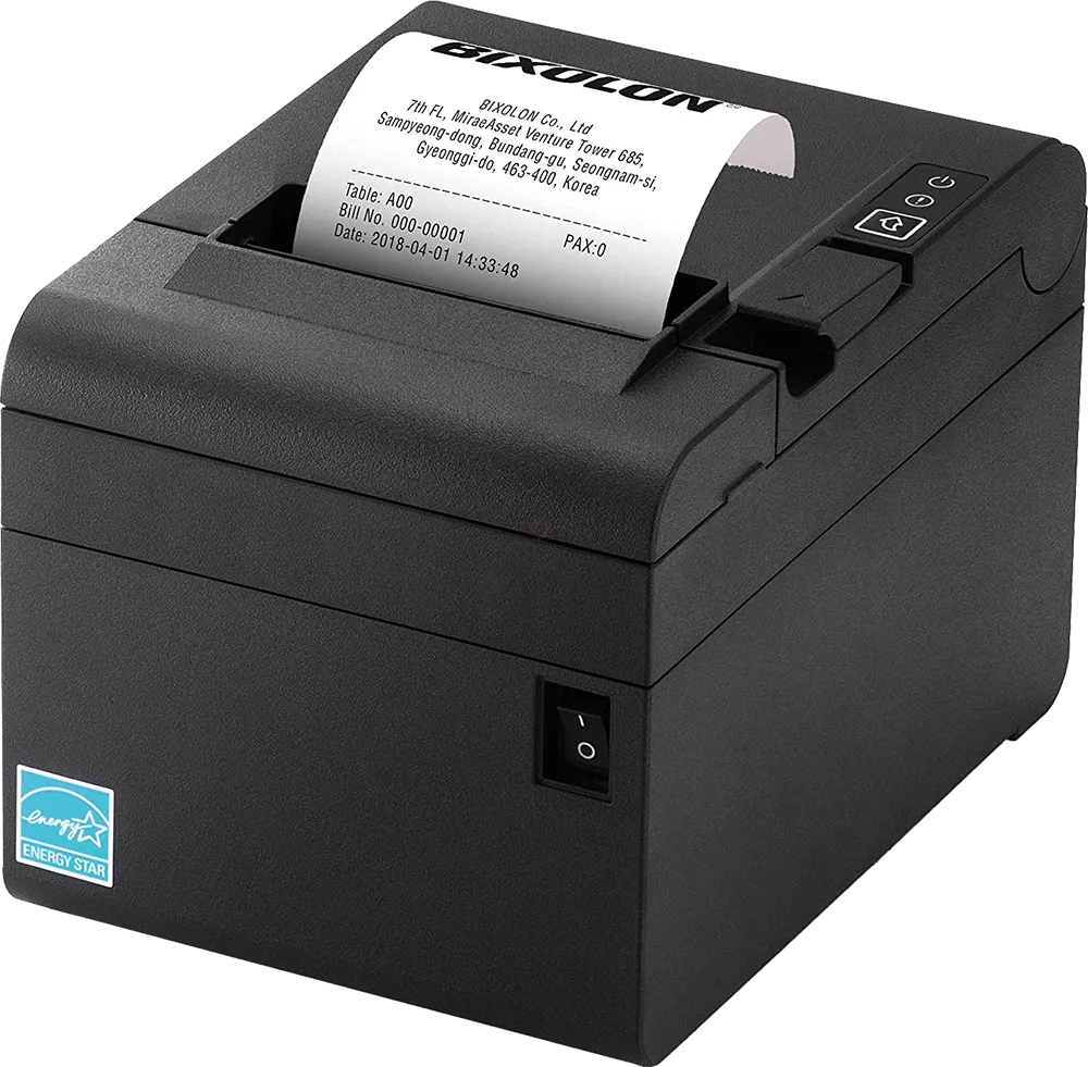طابعة فواتير حرارية بيكسولون، أحادية اللون، أسود، SRP.E300K