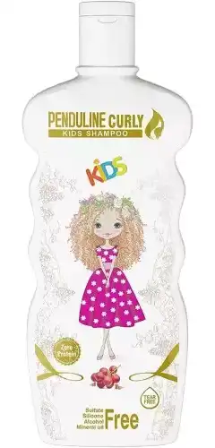 شامبو بندولين للشعر الكيرلي،شامبو للاطفال شامبو بدون كحول وخالي من السلفات، 300 مل.