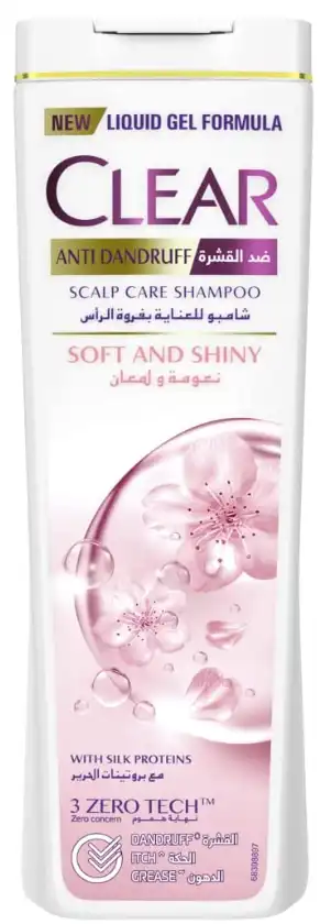 شامبو ضد القشرة لنعومة ولمعان الشعر للنساء من كلير  600 مل