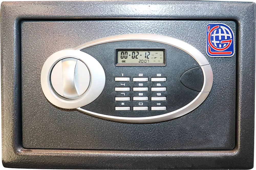 خزنة نقود إل جي، قفل ديجيتال، قفل ماستر للطوارئ، 20×31×20 سم، رمادي، 20 EUD