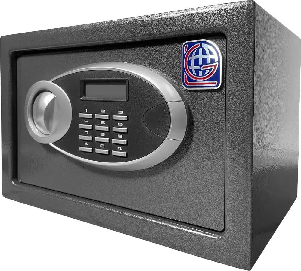 خزنة نقود إل جي، قفل ديجيتال، قفل ماستر للطوارئ، 20×31×20 سم، رمادي، 20 EUD