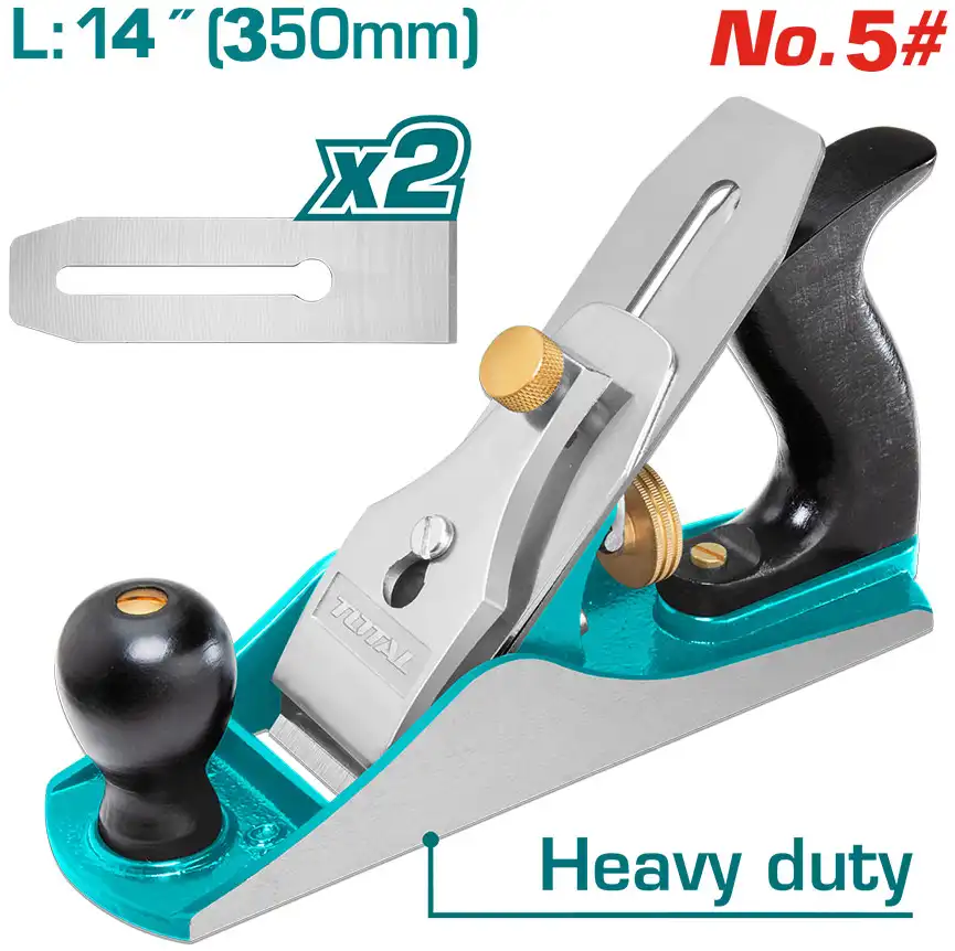 فارة يدوي توتال نمره 5 خدمة شاقة لأسطح الخشب ،12 بوصة ،THTP0205