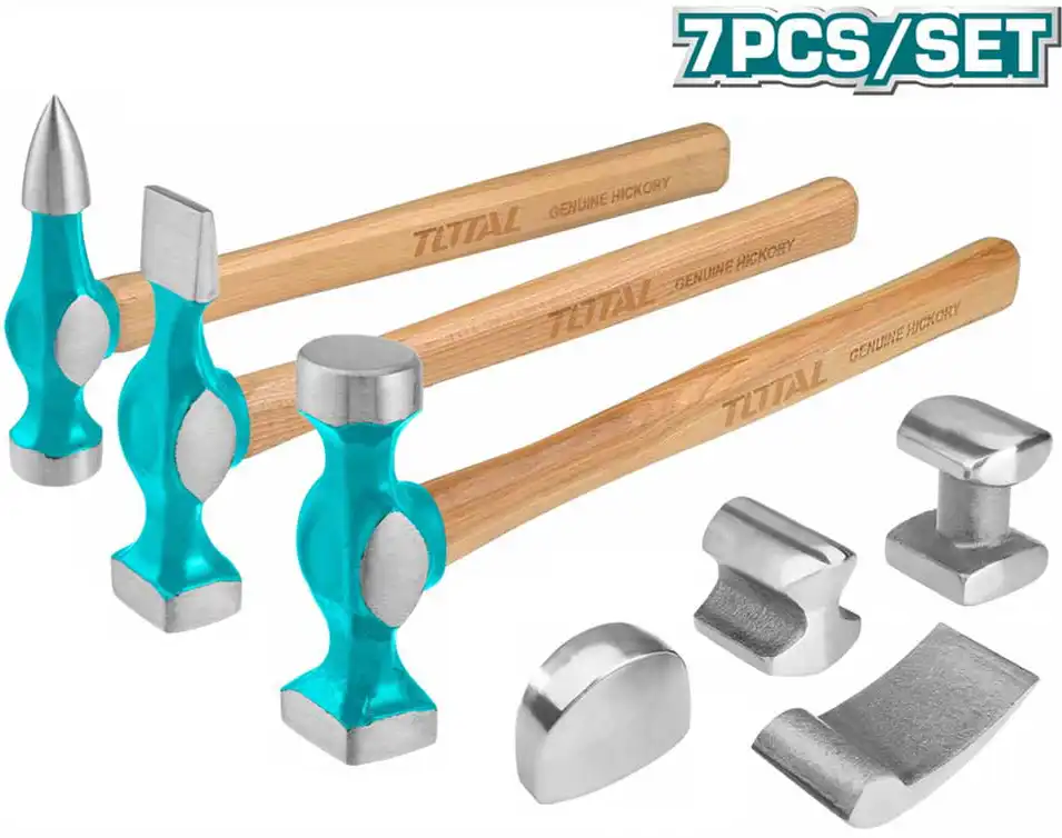 طقم شاكوش و سند سمكري  توتال 7 قطع ، TBAFO712