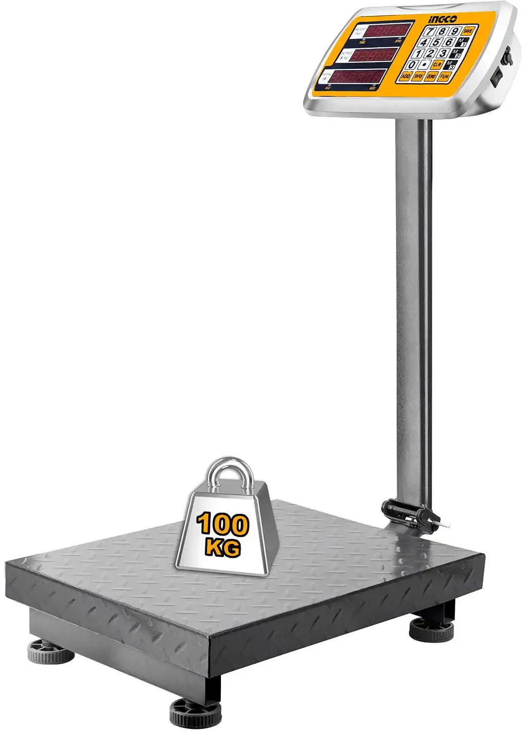 ميزان شاشة عمودي أنكو ألكتروني 100 كيلو ، HESA31003