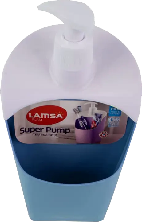 مضخه صابون واسفنج لمسه - ألوان متعددة