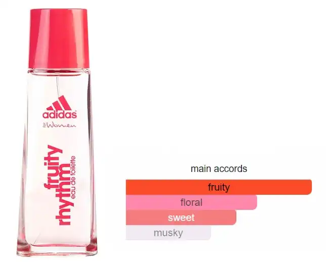 عطر فروتي ريذم من اديداس للنساء او دي تواليت 50 مل