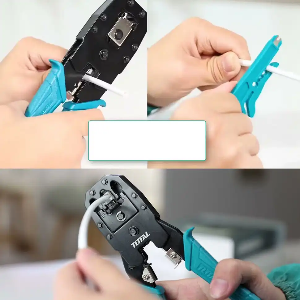 Total Cable Plug Crimper 200mm, TMPC4468P