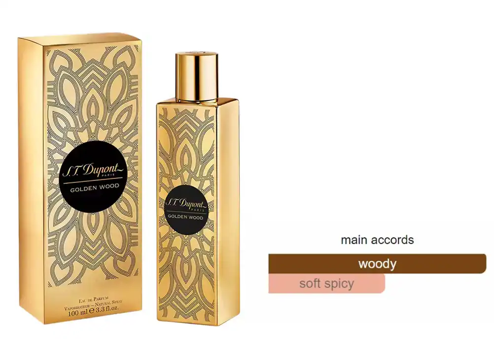 عطر جولدن وود من اس تي ديبون للنساء او دي بارفان 100 مل