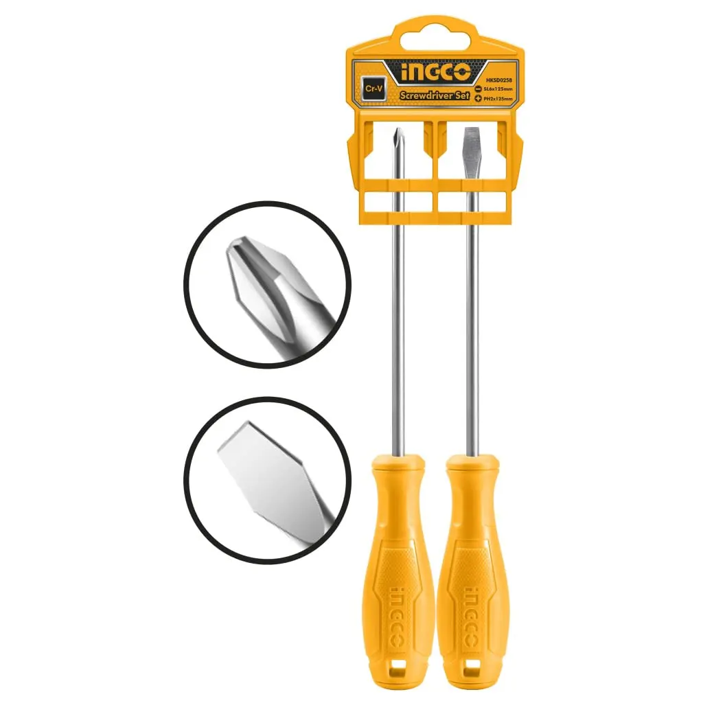 طقم مفك 2قطعة إنكو INGCO HKSD0258