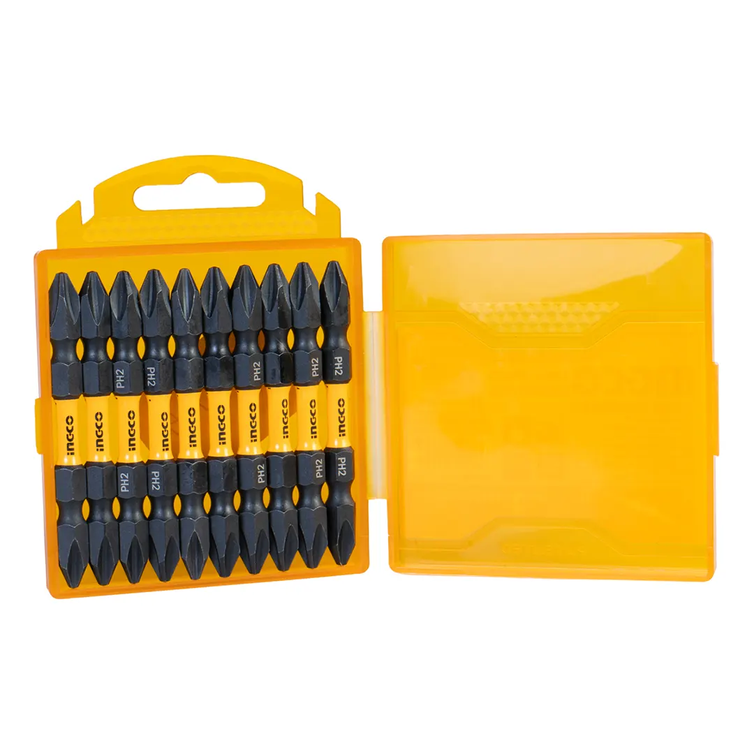 inGCO Anco Screwdriver Bit Set, 10 Pieces, SDBIM21PH233