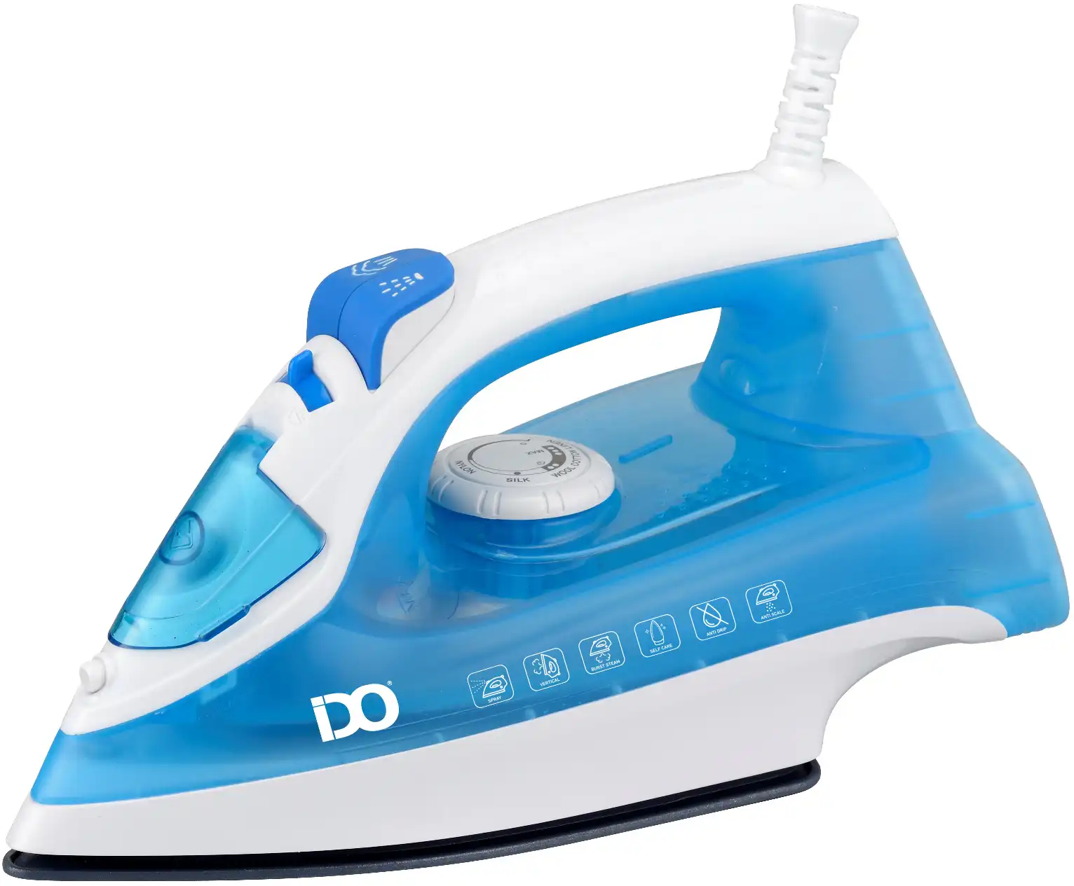 مكواة بخار اي دو ،2200 وات، قاعدة سيراميك ، أزرق فاتح،SI2200-BWH