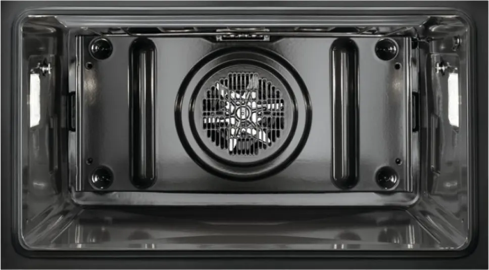 فرن زانوسي بلت ان 90 سم، 75 لتر، غاز- كهرباء، شواية، أسود× فضي ،ZOG9990X