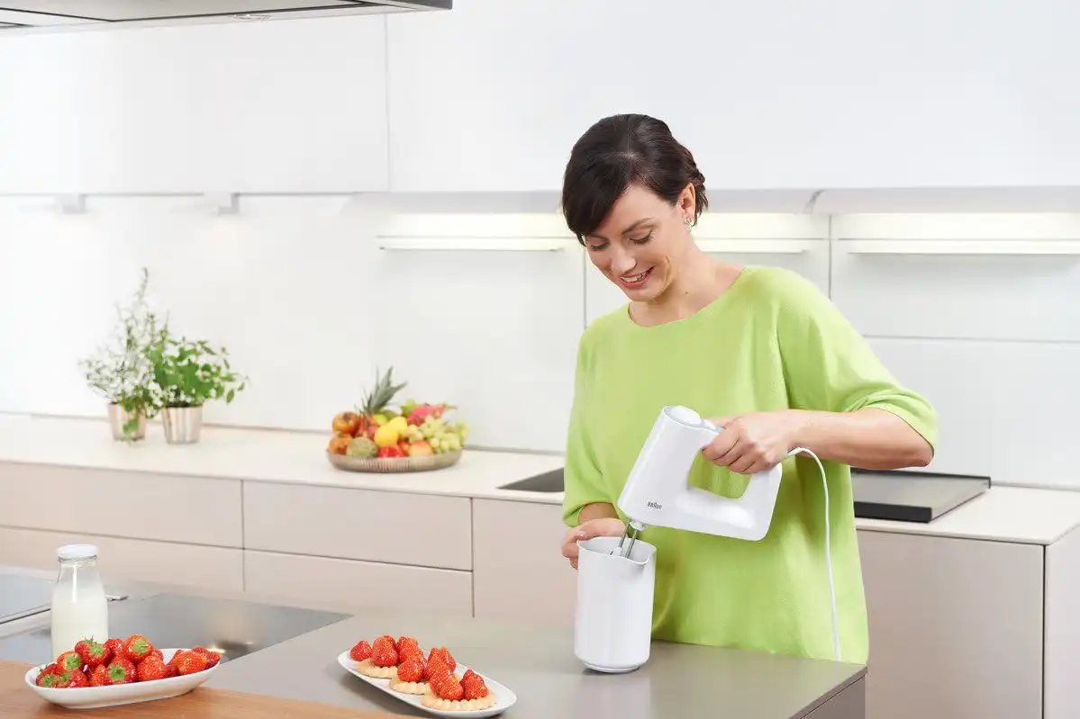 مضرب بيض براون، 450 وات، 5 سرعات، أبيض ، HM3000 ( بضمان راية )