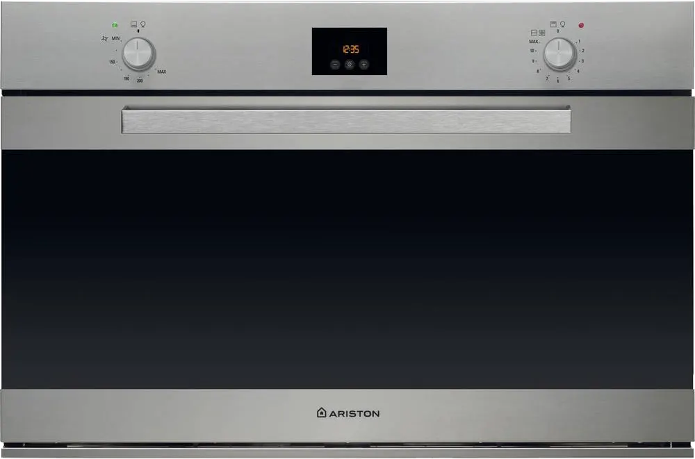 فرن اريستون بلت ان 90 سم ،غاز - شواية كهرباء، 97 لتر ، 2 مروحة ،فضي ، GESM55IXA30