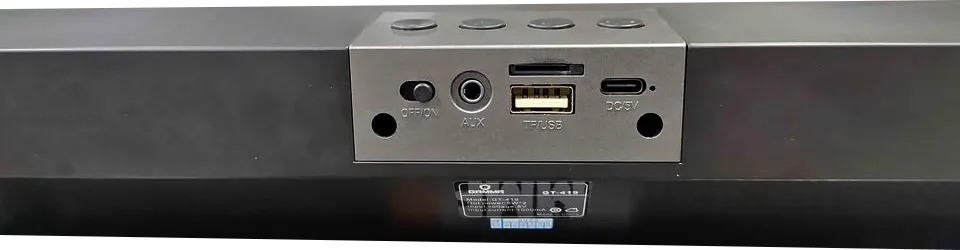 مكبر صوت جاما، بلوتوث، يو اس بي ، 10 وات ، أسود ، GT-419