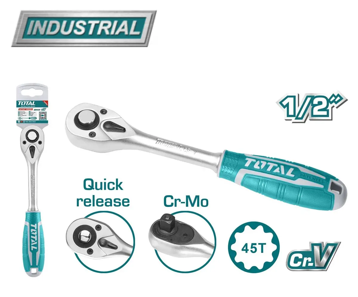 مفك يد توتال، 1-2 بوصة، 260 مم، THT106126